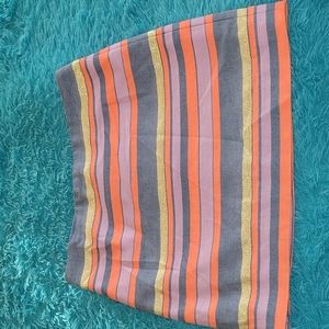 J. Crew Striped Mini Pencil Skirt Size 4